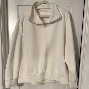 CALIA by Carrie Underwood creamy White Quarter-Zip Sweatshirt